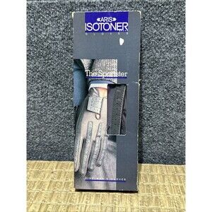 Vtg Men's IsoToner Aris "The Sportster" Drivers Gloves Sz. Lrg Brown Color